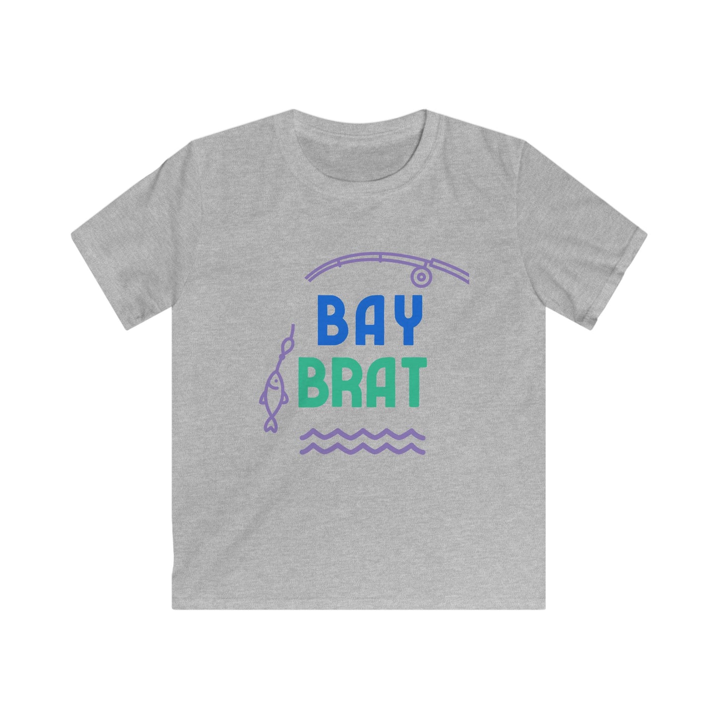 KIDS BAYBRAT BLUE FISHING TEE