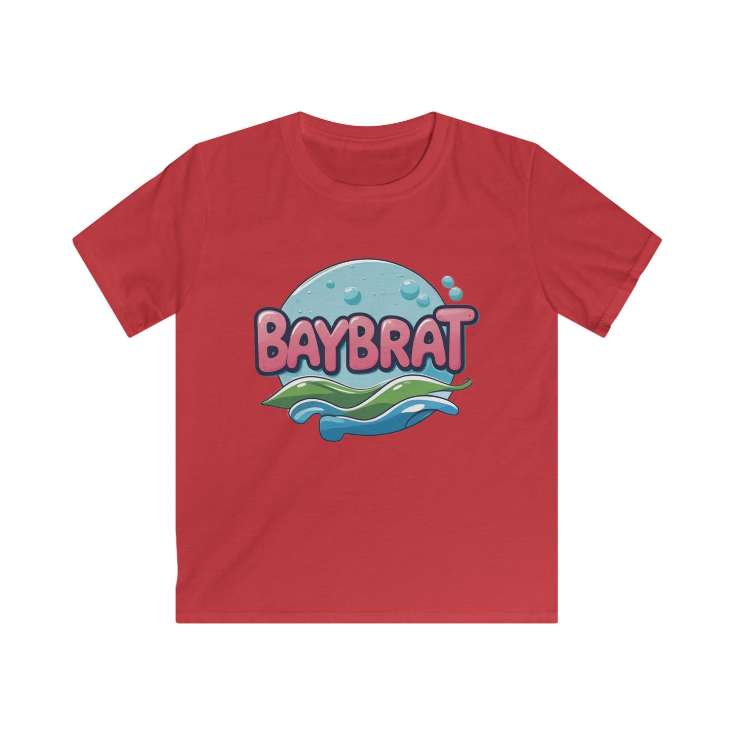 KIDS PINK BRAYBRAT WAVERIDER TEE