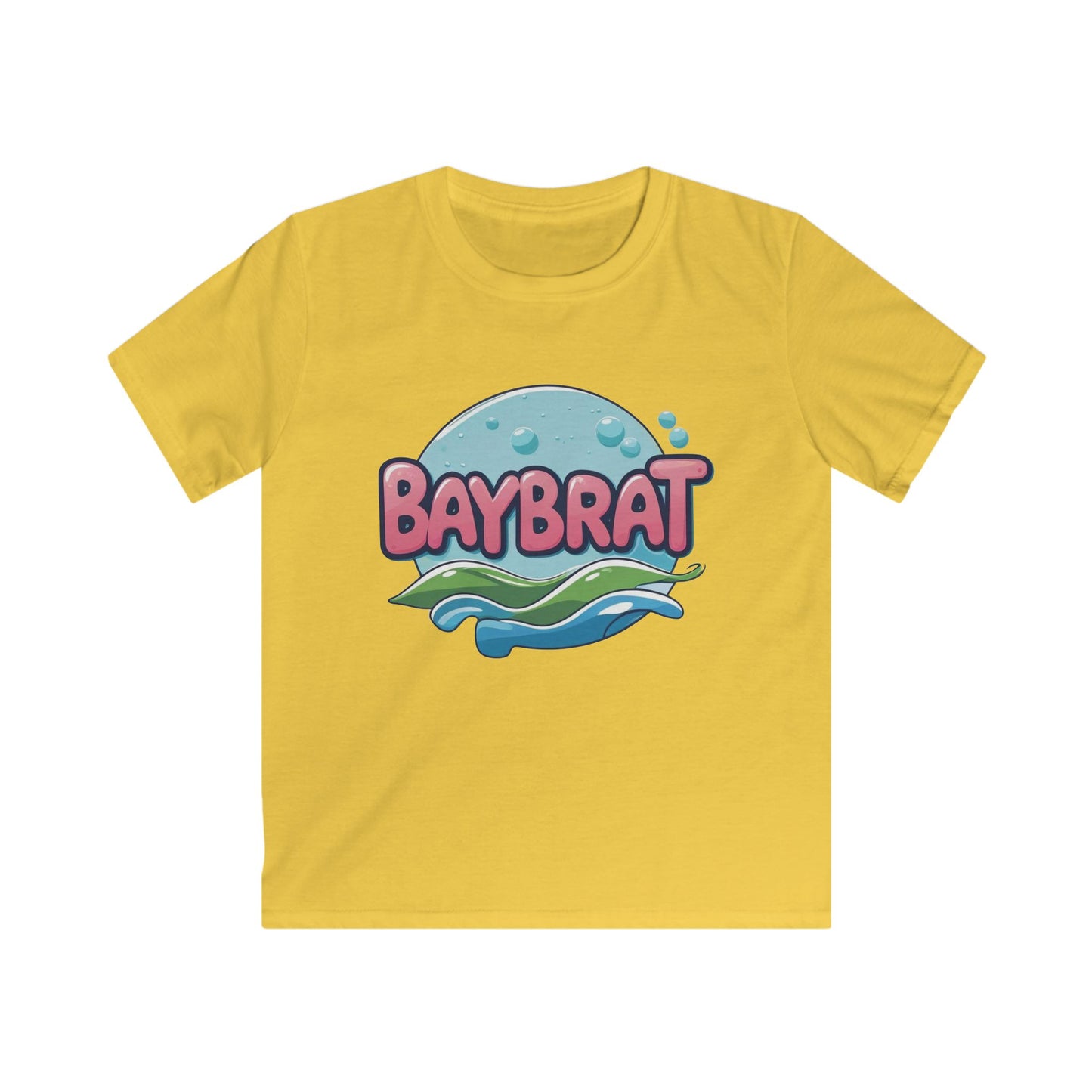 KIDS PINK BRAYBRAT WAVERIDER TEE