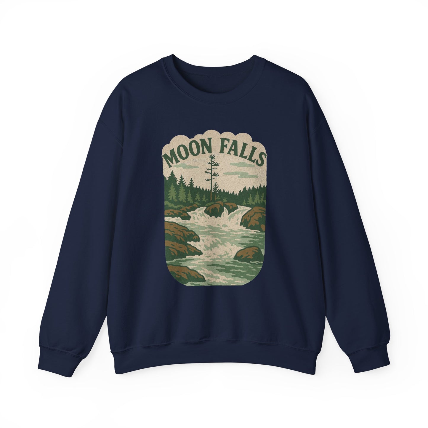 VINTAGE MOON FALLS COMFORT CREWNECK (UNISEX FIT)