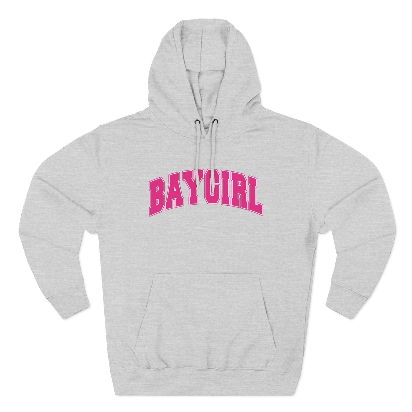 Three-Panel Fleece Hoodie