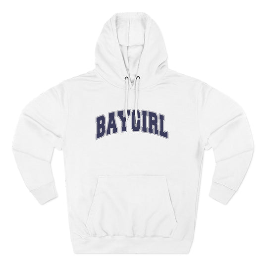 BAYGIRL VARSITY COZY HOODIE (UNISEX FIT)