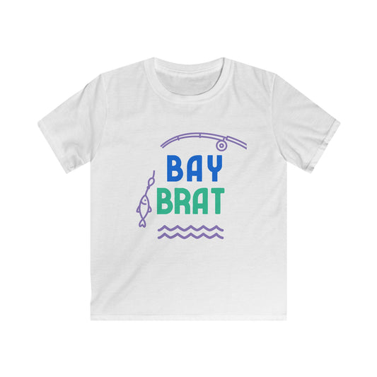 KIDS BAYBRAT BLUE FISHING TEE