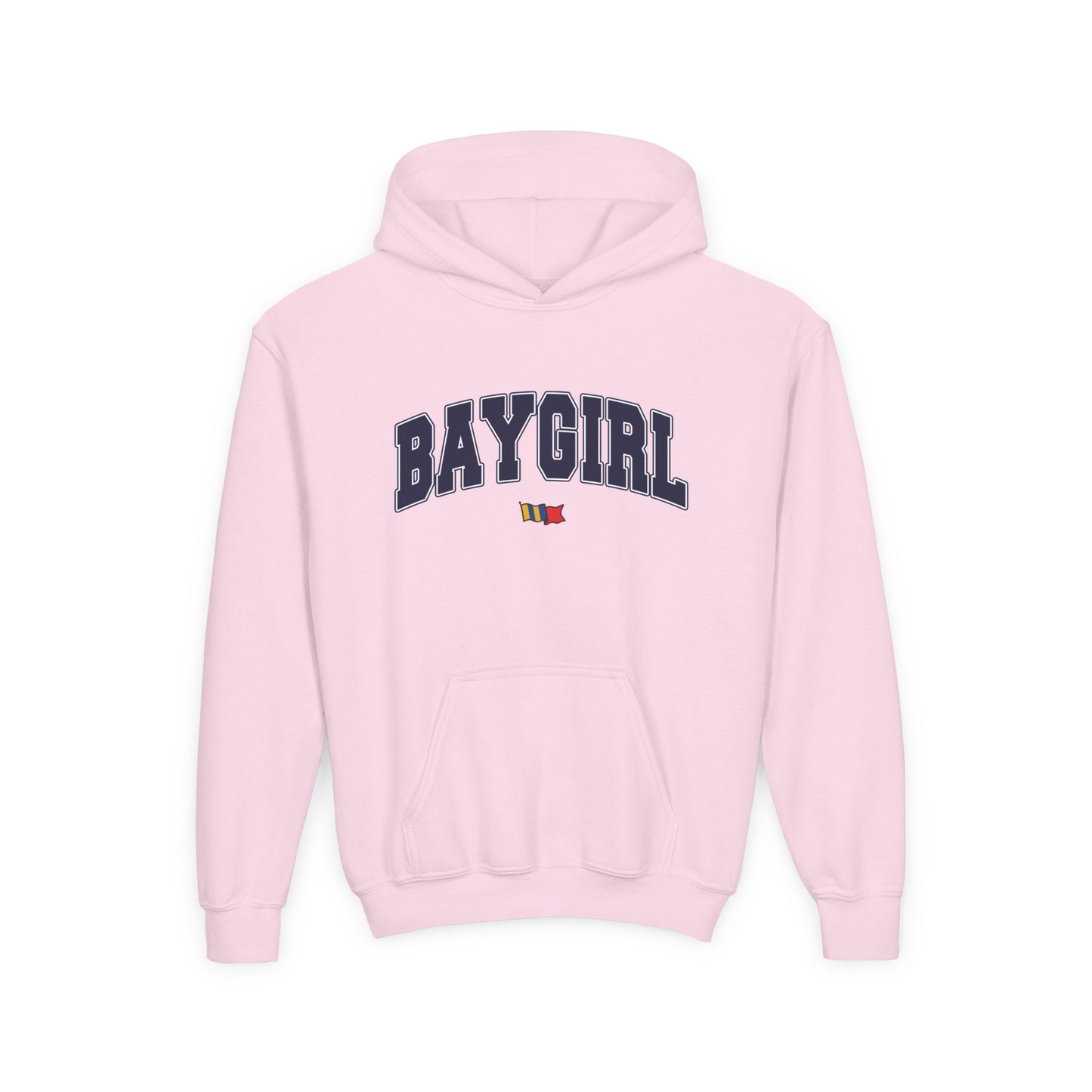 YOUTH BAYGIRL VARSITY HOODIE (UNISEX FIT)