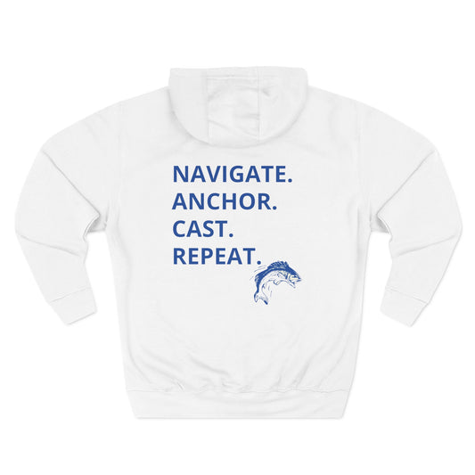 CAST. REPEAT. BAYWEAR COZY HOODIE (UNISEX FIT)